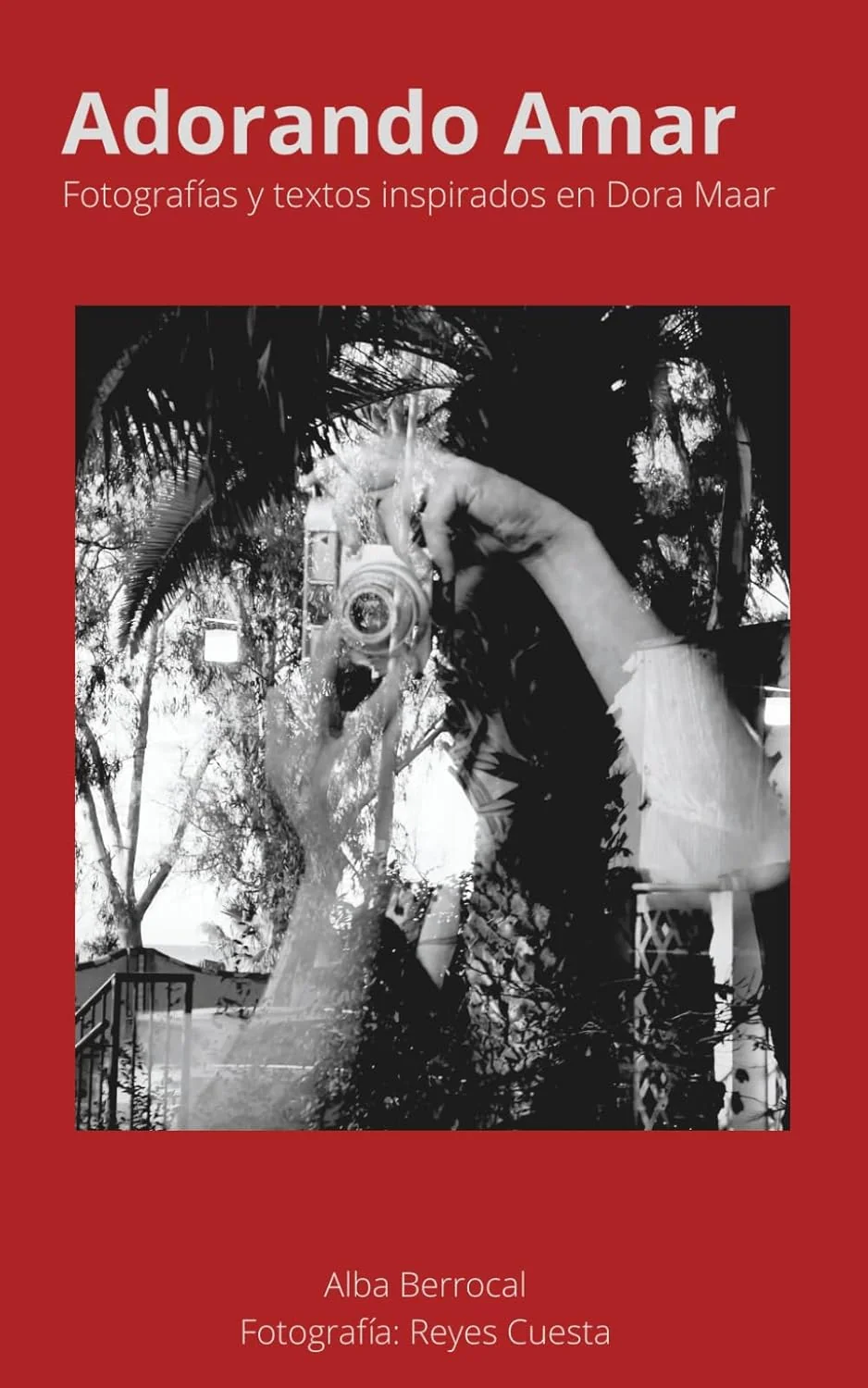 Portada del libro Adorando Amar, fotografías y textos inspirados en Dora Maar, de Alba Berrocal, fotografía de Reyes Cuesta